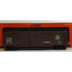 Lionel 6-27204 O Gauge Trunk Western Double Door Boxcar #596377 with Auto Frames - Model Train Junction: Quality Parts and Art Supplies