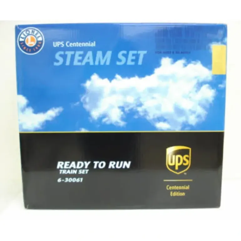 Lionel 6-30061 O Gauge UPS Centennial Steam Train Set - Model Train Junction: Quality Parts and Art Supplies