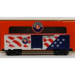 Lionel 6-26777 O Gauge U.S. Flag Boxcar w/Lights NIB - Model Train Junction: Quality Parts and Art Supplies