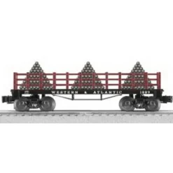 Lionel 6-39490 O Gauge Western & Atlantic Cannonball Flatcar - Model Train Junction: Quality Parts and Art Supplies