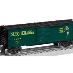 Lionel 2428310 O New York Susquehanna & Western Boxcar #8310 - Model Train Junction: Quality Parts and Art Supplies