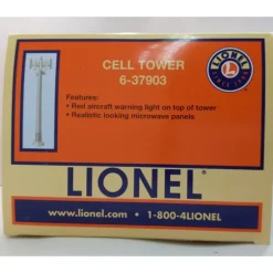 Lionel 6-37903 O 16" Cell Phone Tower with Flashing Red Warning Light - Model Train Junction: Quality Parts and Art Supplies