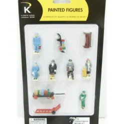 Lionel 6-21372 O Railroad Station Figures With Accessories (Set of 6) - Model Train Junction: Quality Parts and Art Supplies