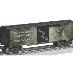 Lionel 2438370 O Roxey the Long Island Railroad Dog MUSA Boxcar - Model Train Junction: Quality Parts and Art Supplies