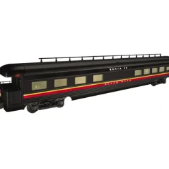 Lionel 6-21703 O Santa Fe Black Mesa 18" Aluminum Business Car - Model Train Junction: Quality Parts and Art Supplies