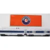 Lionel 6-27772 O Santa Fe Streamlined Blue Stripe Passenger Cars (Set of 2) - Model Train Junction: Quality Parts and Art Supplies