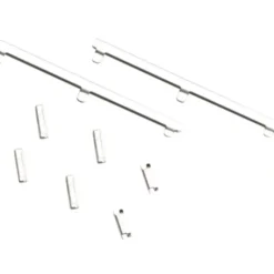 Lionel 6-22598 O Superstreets Adjustable Straight Roadway Tracks (Set of 2) - Model Train Junction: Quality Parts and Art Supplies