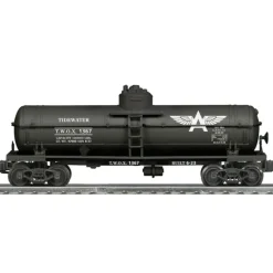 Lionel 6-21634 O Tidewater Flying a Single Dome Tank Car - Model Train Junction: Quality Parts and Art Supplies