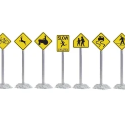 Lionel 6-21721 O Warning Signs (Set of 12) - Model Train Junction: Quality Parts and Art Supplies