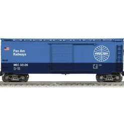Lionel 6-21639 Pan Am Railways Boxcar - Model Train Junction: Quality Parts and Art Supplies