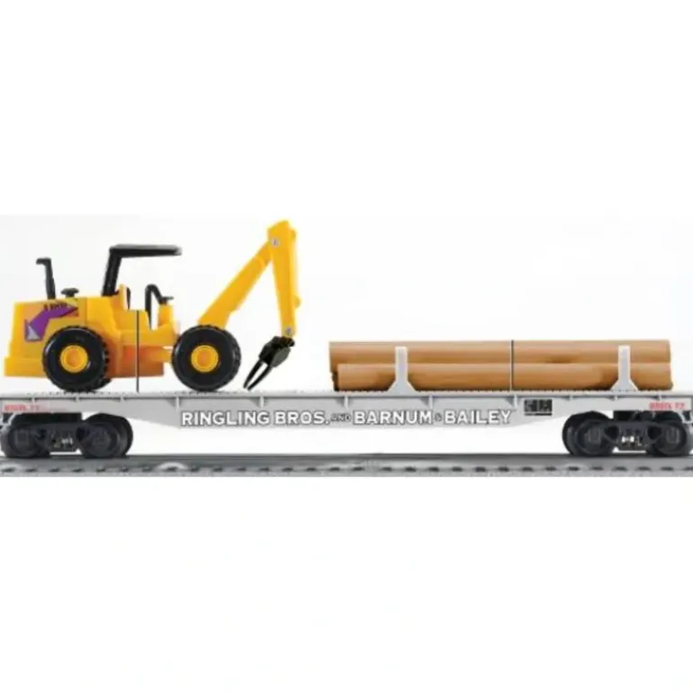 Lionel 6-21240 Ringling Bros. Circus Flatcar w/Loader - Model Train Junction: Quality Parts and Art Supplies