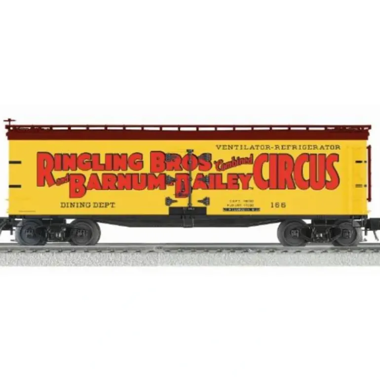 Lionel 6-22249 Ringling Bros. Woodside Billboard Reefer - Model Train Junction: Quality Parts and Art Supplies