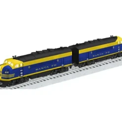 Lionel 6-34635 Santa Fe 'Cat Wiskers' Legacy F3 A-A Diesel Locomotive #200/#201 - Model Train Junction: Quality Parts and Art Supplies