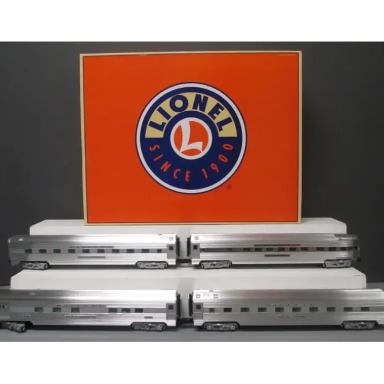 Lionel 6-25608 Santa Fe 18" Super Chief Passenger Cars (Pack of 4) - Model Train Junction: Quality Parts and Art Supplies