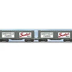 Lionel 6-27365 Sheffield Milk Car (Set of 2) - Model Train Junction: Quality Parts and Art Supplies
