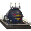 Lionel 6-37808 Sunoco Dark Blue Spherical Oil Tank - Model Train Junction: Quality Parts and Art Supplies