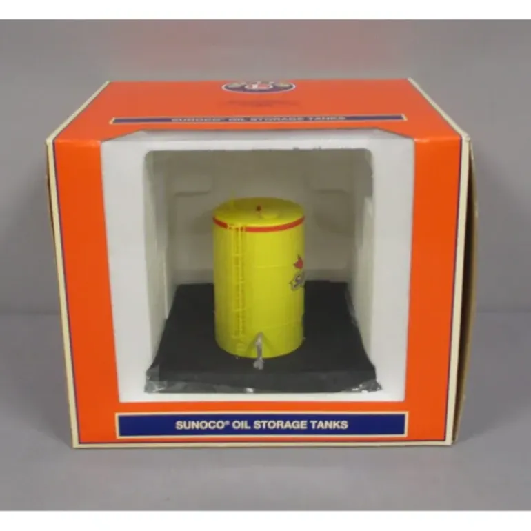 Lionel 6-16852 Sunoco Yellow Cylindrical Oil Tank - Model Train Junction: Quality Parts and Art Supplies