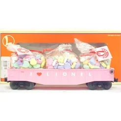Lionel 6-19459 Valentine Gondola w/Candy - Model Train Junction: Quality Parts and Art Supplies
