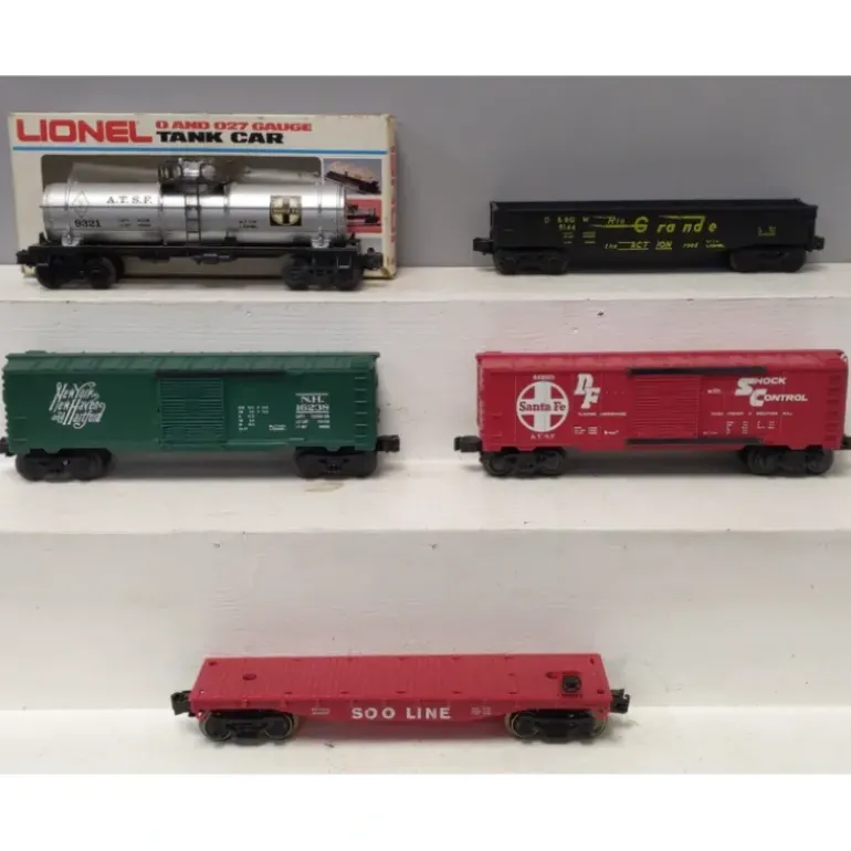 Lionel & Other O Assorted Freight Cars: 9144, 16238, 648901, 9321 [5] VG - Model Train Junction: Quality Parts and Art Supplies
