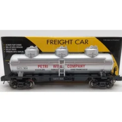 Lionel K-Line 6-22297 Petri Wine Company 3-Dome Tank Car with Die Cast Chassis - Model Train Junction: Quality Parts and Art Supplies