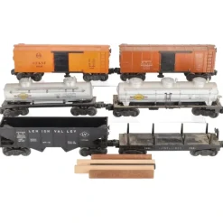 Lionel Vintage O Gauge Freight Cars: X3464, X3464, 3461, 6415, 6456, 2456 [6] VG - Model Train Junction: Quality Parts and Art Supplies