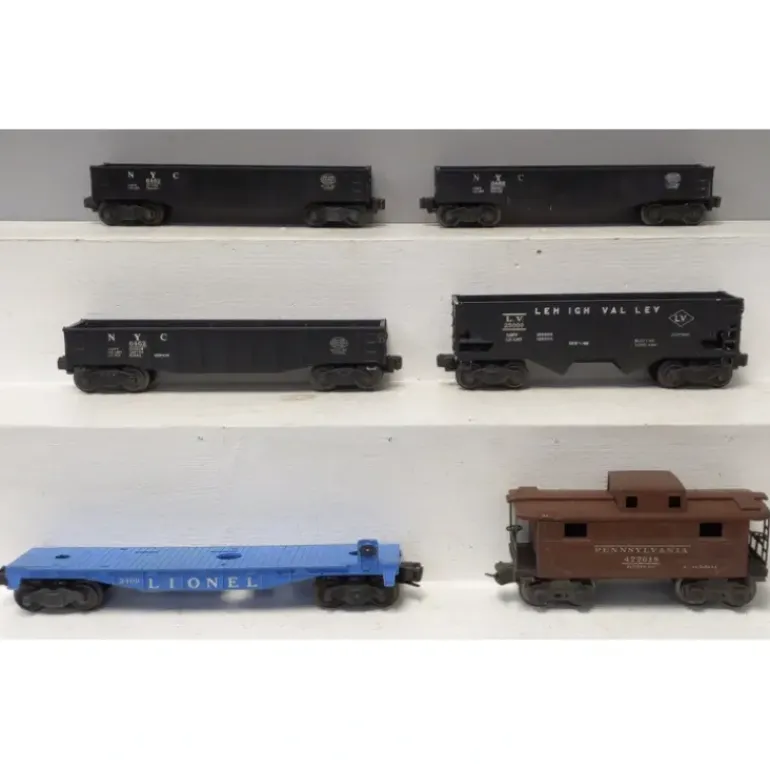 Lionel Vintage O Gauge Freight Cars: 2672, 3409, 6456, 6462 [6] VG - Model Train Junction: Quality Parts and Art Supplies