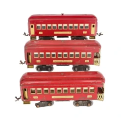Lionel Vintage Standard Gauge Tinplate Passenger Cars: 337, 338, 338 [3] VG - Model Train Junction: Quality Parts and Art Supplies