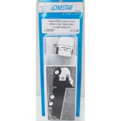Lonestar Models LS5200 HO Ford 9000 Lumber Truck White Cab-Black Bed Kit - Model Train Junction: Quality Parts and Art Supplies