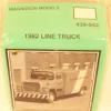 Magnuson Models 439-942 1982 Line Truck Kit - Model Train Junction: Quality Parts and Art Supplies