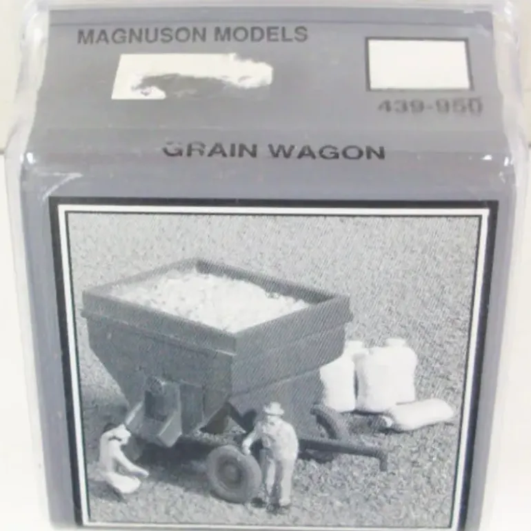 Magnuson Models 439-950 HO Grain Wagon Kit - Model Train Junction: Quality Parts and Art Supplies