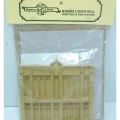 Magnuson Models M702 Miners Union Hall Sidewalls - Model Train Junction: Quality Parts and Art Supplies