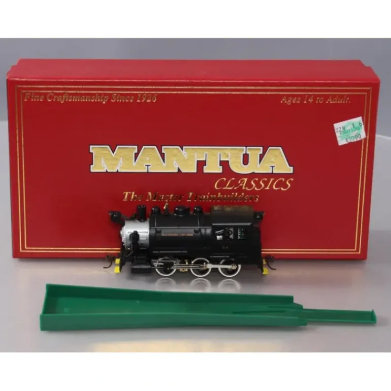 Mantua 393002 HO B&O 0-6-0 Tank Switcher - Model Train Junction: Quality Parts and Art Supplies