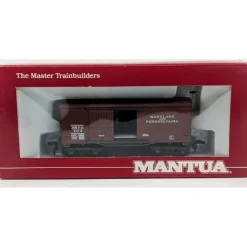 Mantua 721303 HO Scale 1860 Wooden Ma & Pa Boxcar - Model Train Junction: Quality Parts and Art Supplies