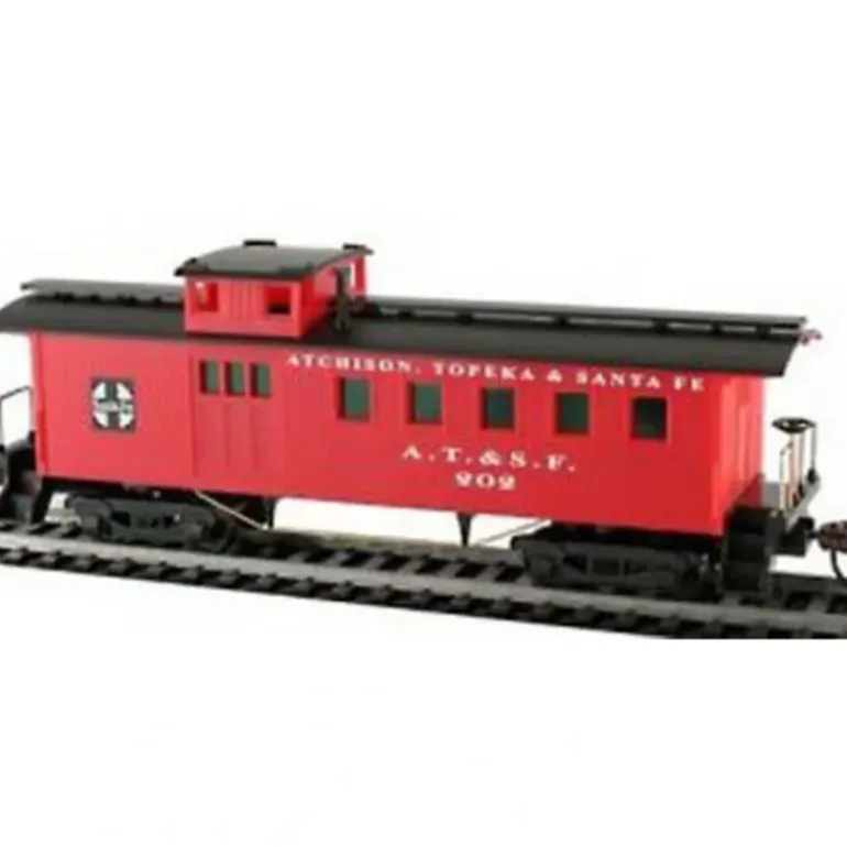Mantua 725026 HO Scale AT&SF Long Wood Freight Caboose #202 - Model Train Junction: Quality Parts and Art Supplies