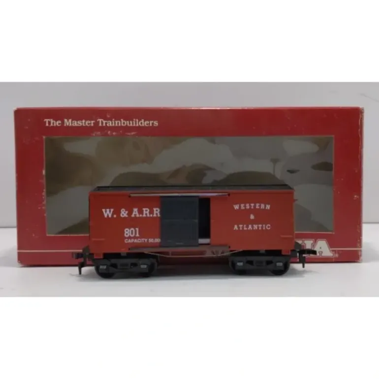 Mantua 721044 HO Scale Western & Atlantic Wooden Box Car - Model Train Junction: Quality Parts and Art Supplies