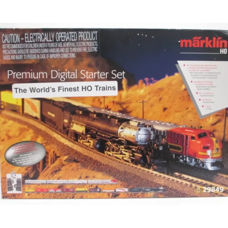 Marklin 29849 American Digital HO Gauge Steam & Diesel Starter Train Set EX/Box - Model Train Junction: Quality Parts and Art Supplies