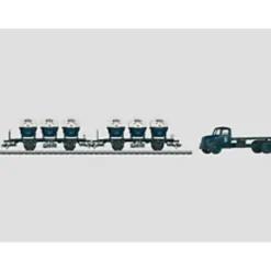 Marklin 48947 Container Transport Car Set w/ Truck - Model Train Junction: Quality Parts and Art Supplies