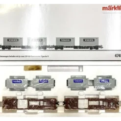 Marklin 47454 Deep Well 2-Flatcar Set w/Loads - Model Train Junction: Quality Parts and Art Supplies