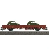Marklin 46957 Flatcar with 2 Kurierwagen BW - Model Train Junction: Quality Parts and Art Supplies