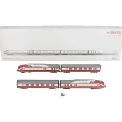 Marklin 37607 HO German Federal Railroad TEE Rail Car Diesel Train Set - Model Train Junction: Quality Parts and Art Supplies