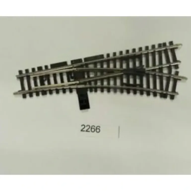 Marklin 2266 HO 6-5/8" 22 K Track Right Hand Manual Switch Turnout - Model Train Junction: Quality Parts and Art Supplies
