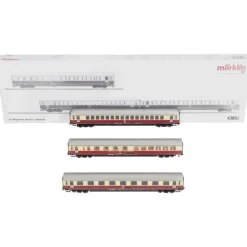 Marklin 43859 HO Scale TEE Bavaria Exp.3-Car Pass.Set - Model Train Junction: Quality Parts and Art Supplies