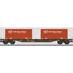Marklin 47073 OBB Flatcar with Two Tank Containers - Model Train Junction: Quality Parts and Art Supplies