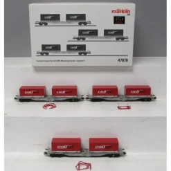 Marklin 47070 SBB Container Car Set with Load - Model Train Junction: Quality Parts and Art Supplies