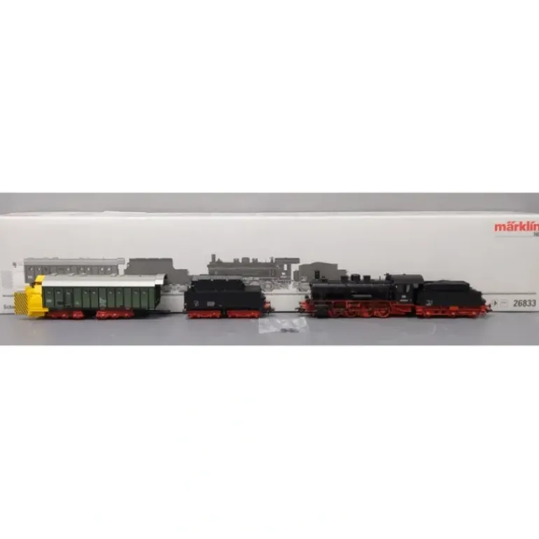 Marklin 26833 Snow Clearing with Rotary Snowplow HO Gauge Steam Train Set - Model Train Junction: Quality Parts and Art Supplies