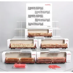 Marklin 47026 Wood Transport Car 51 DB AG - Model Train Junction: Quality Parts and Art Supplies