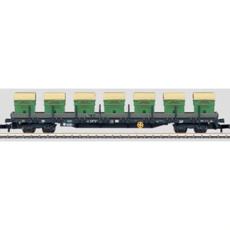 Marklin 82584 Z DB German Federal Railroad AG Type Res 687 Flatcar - Model Train Junction: Quality Parts and Art Supplies