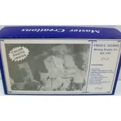 Master Creations 40 HO Fred C. Dobbs Mining Supply Co. Craftsman Kit - Model Train Junction: Quality Parts and Art Supplies
