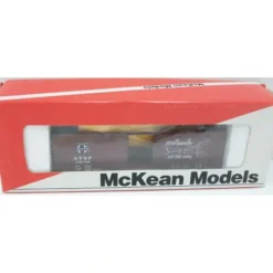 McKean 138706 ATSF HO Scale Boxcar Kit - Model Train Junction: Quality Parts and Art Supplies