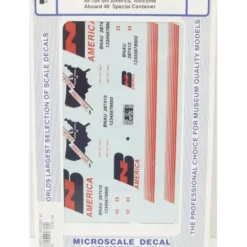 Microscale 48-184 O BN America Welcome Aboard 48' Special Container Decal Sheet - Model Train Junction: Quality Parts and Art Supplies